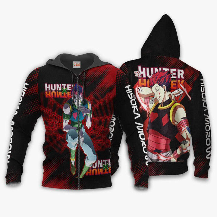 Hisoka Shirt Hunter X Hunter Custom Hoodie Jacket - 1 - GearAnime