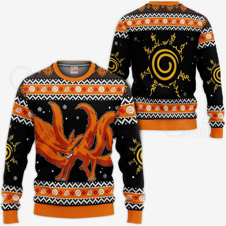Kurama Nine Tails Ugly Christmas Sweater Xmas Gift VA10 - 1 - GearAnime