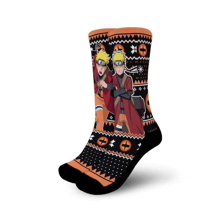 Nrt Uzumaki Sage Socks Custom Ugly Christmas Gear Anime