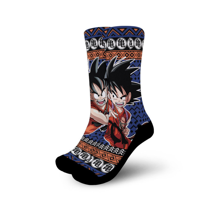Goku Kid Socks Dragon Ball Custom Ugly Christmas Gear Anime