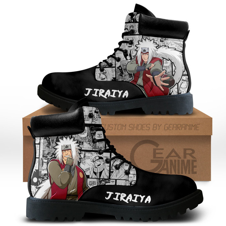 Jiraiya Boots Manga Anime Custom Shoes NTT0512Gear Anime