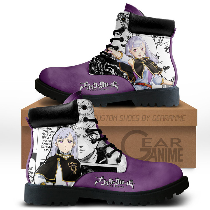 Black Clover Noelle Silva Boots Custom Anime Shoes MV1022Gear Anime