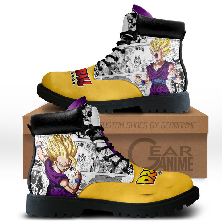 Dragon Ball Gohan Super Saiyan Boots Custom Manga Anime ShoesGear Anime