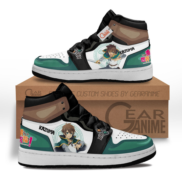 Kazuma Satou Anime Kids Sneakers Custom Shoes MV1302 Gear Anime