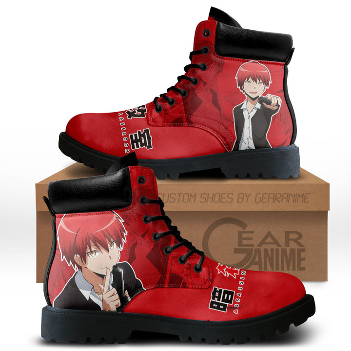 Karma Akabane Boots Anime Custom ShoesGear Anime