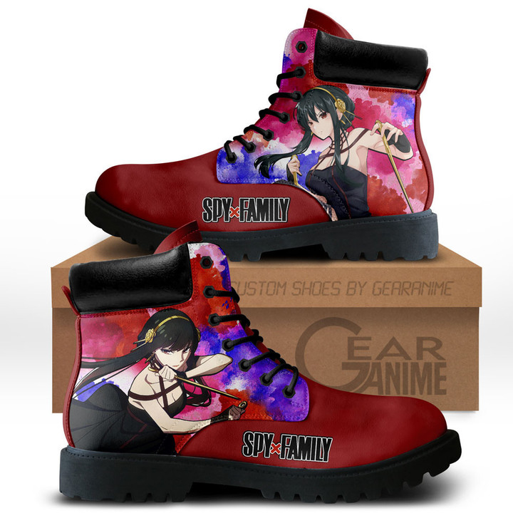 Yor Forger Boots Anime Custom ShoesGear Anime