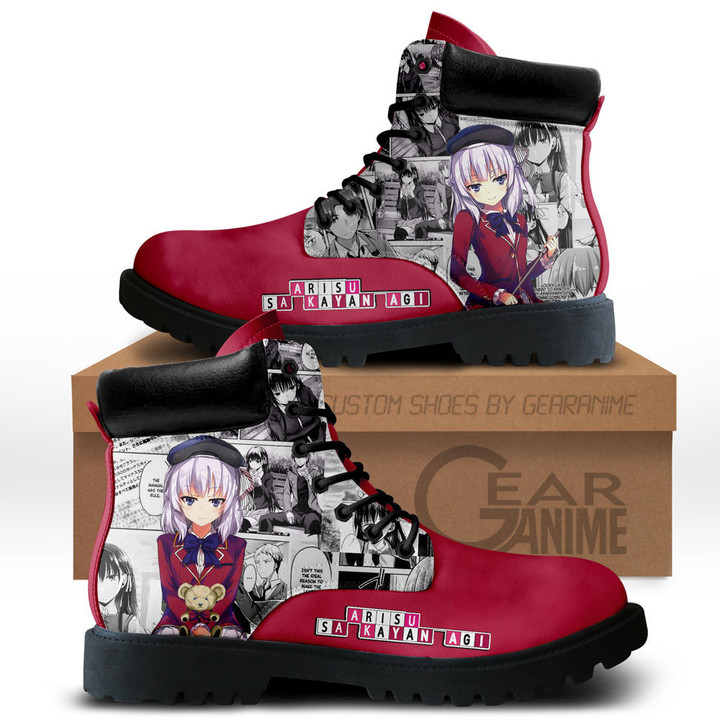 Arisu Sakayanagi Boots Anime Custom ShoesGear Anime