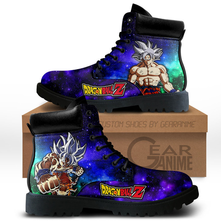 Dragon Ball Goku Ultra Instinct Boots Anime Custom Shoes Galaxy Style NTT0512Gear Anime