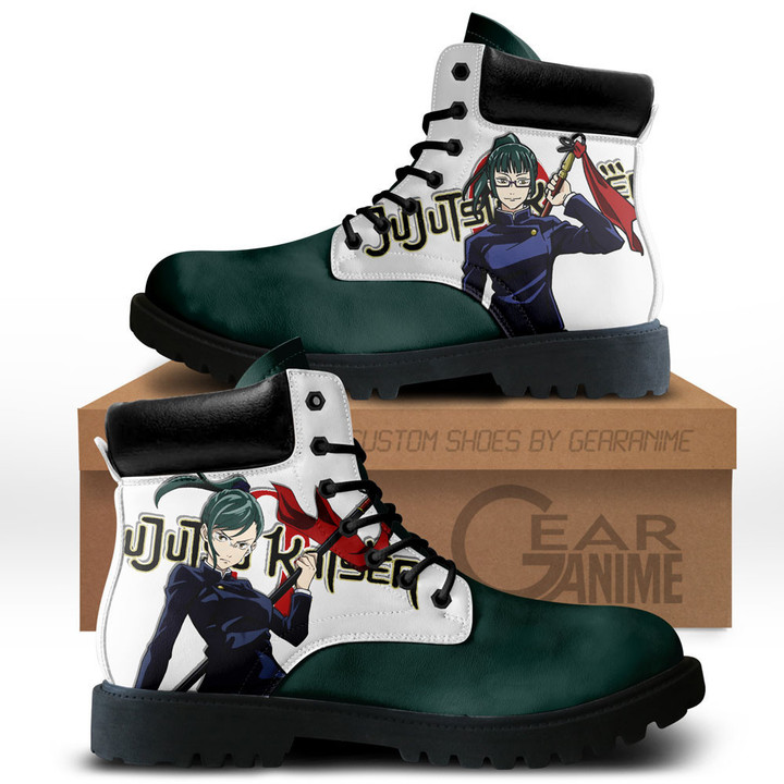 Maki Zenin Boots Anime Custom Shoes NTT0512Gear Anime