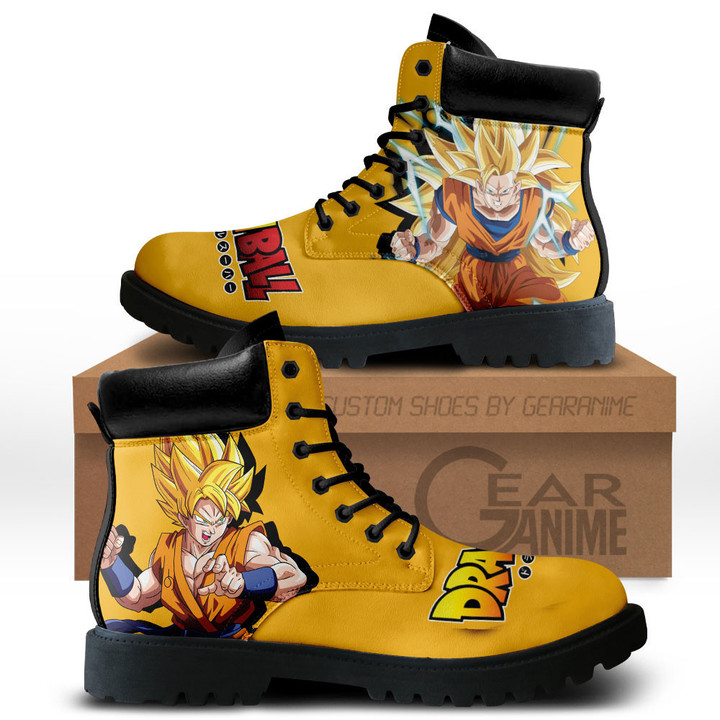 Dragon Ball Goku Super Saiyan Boots Anime Custom Shoes MV2811Gear Anime