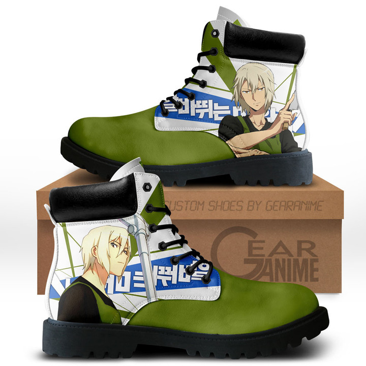 The Devil is a Part-Timer Shiro Ashiya Boots Anime Custom ShoesGear Anime