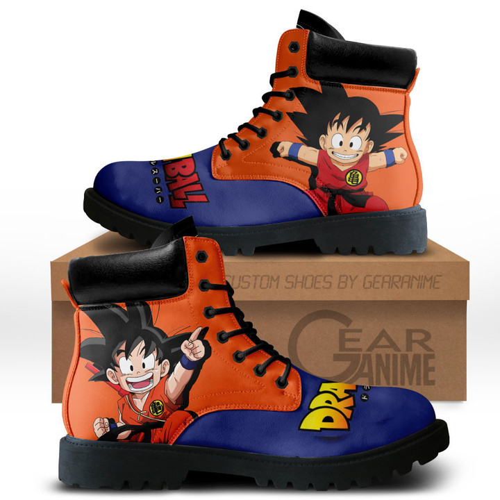 Dragon Ball Goku Kid Boots Anime Custom Shoes MV2811Gear Anime