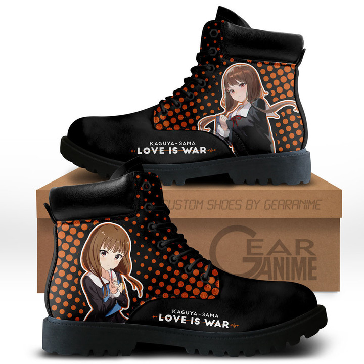 Kaguya-sama Miko Iino Boots Anime Custom ShoesGear Anime