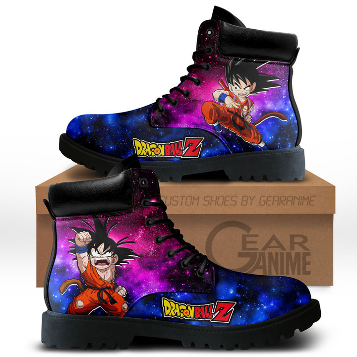 Dragon Ball Goku Kid Boots Anime Custom Shoes Galaxy Style NTT0512Gear Anime