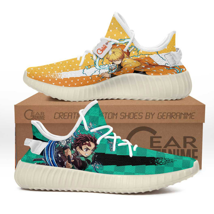 Tanji and Zenit Shoes Custom Sneakers MV0805 Gear Anime