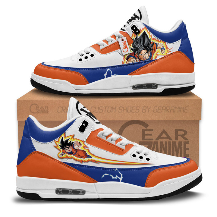 Goku J3 Sneakers Custom Shoes MN0906- Gear Anime
