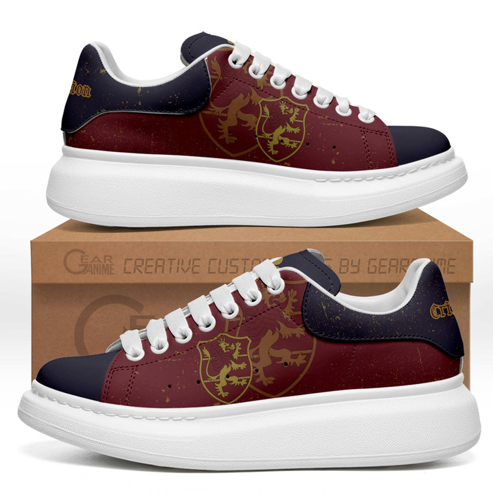 Crimson Lion Shoes Custom MQ Sneakers MV1007 - Gear Anime
