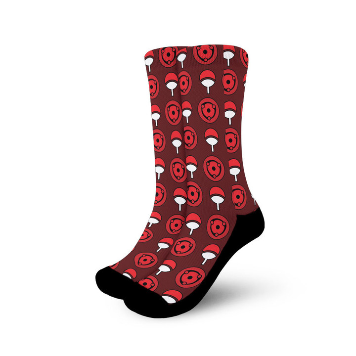 Madara Uchiha Socks Symbols Pattern Custom VA0507 Gear Anime