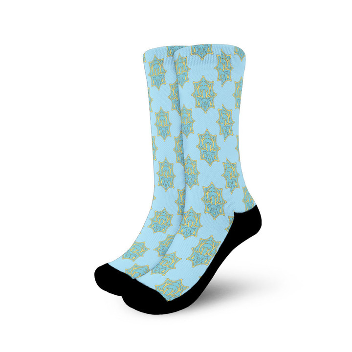 Aqua Deer Socks Custom Socks VA2707 Gear Anime
