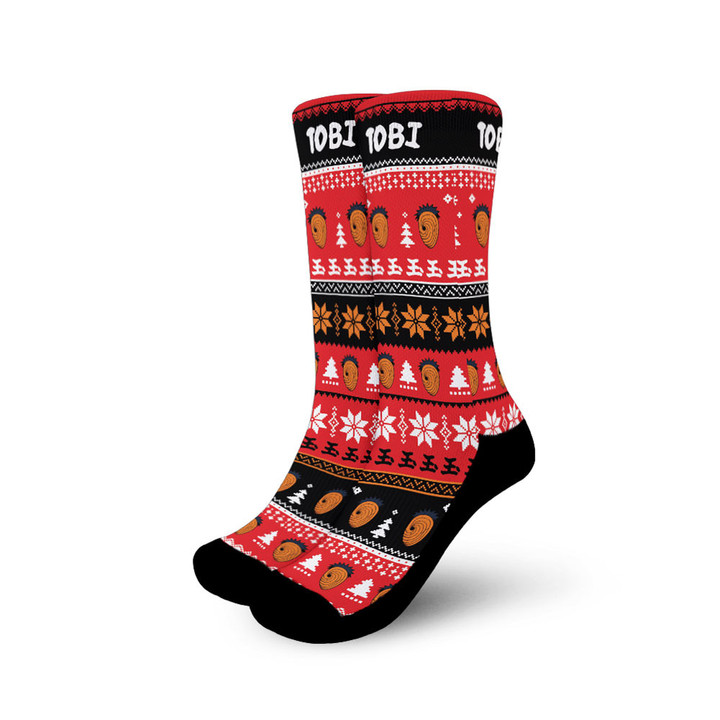 Tobi Christmas Ugly Socks Gear Anime