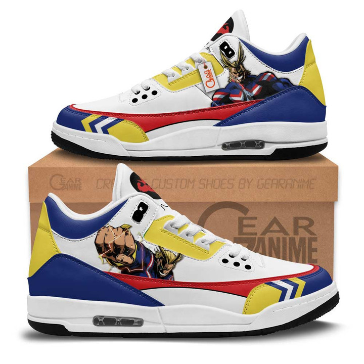 All Might J3 Sneakers Custom Shoes MN0906- Gear Anime