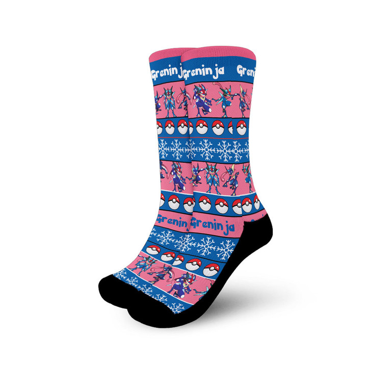 Greninja Christmas Ugly Socks NTT0108 Gear Anime