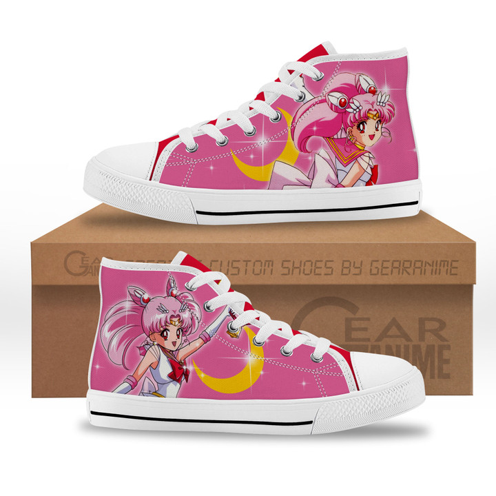 Chibiusa Kids Sneakers Custom High Top Shoes-Gear Anime