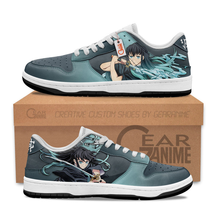 Muichiro Tokito Sneakers SB Custom ShoesGear Anime