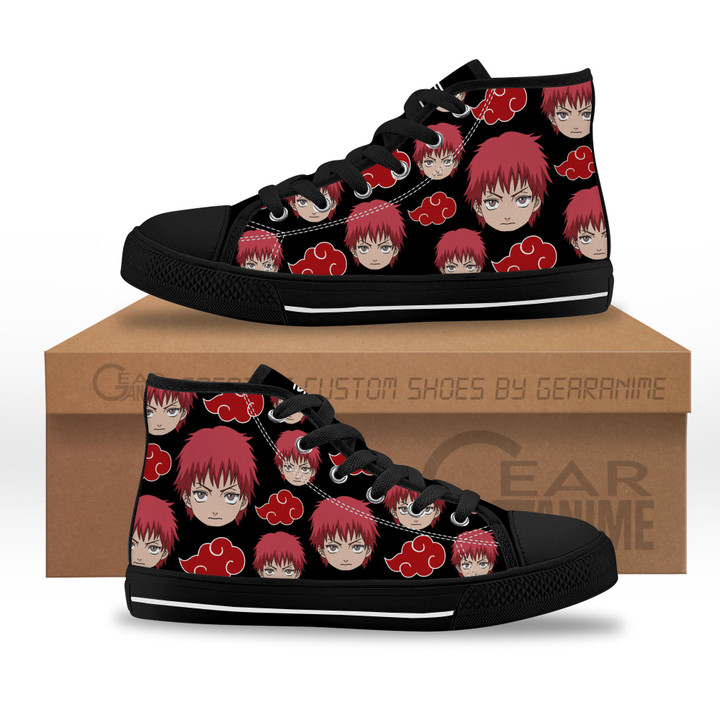 Sasori Kids Sneakers Custom High Top Shoes Pattern Style-Gear Anime