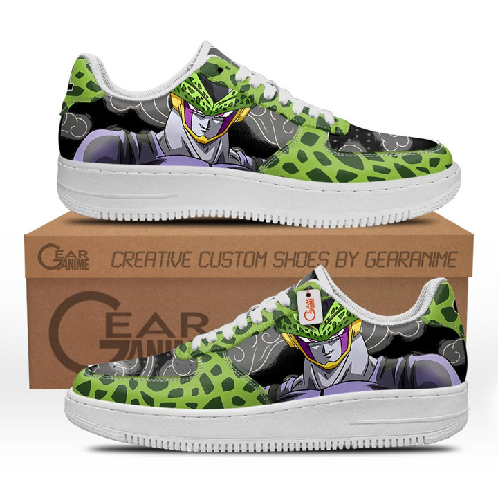 Perfect Cell Shoes Custom Air SneakersGear Anime