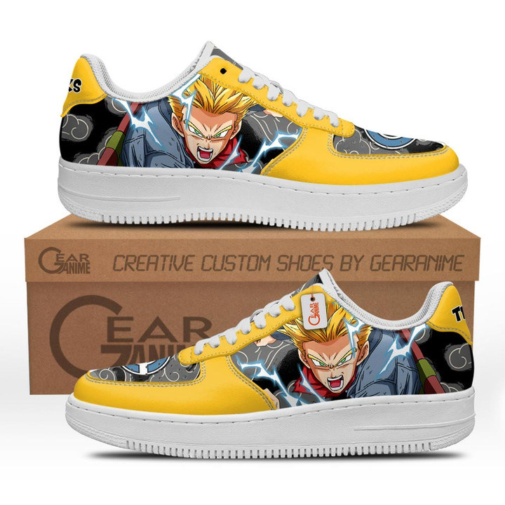 Future Trunks Super Saiyan 2 Shoes Custom Air SneakersGear Anime