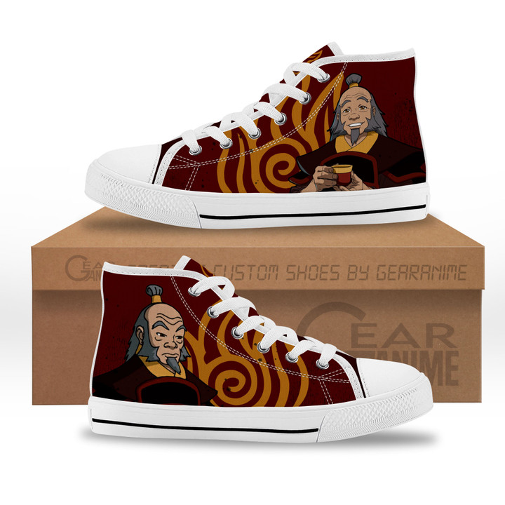 Uncle Iroh Kids Sneakers Custom High Top Shoes-Gear Anime