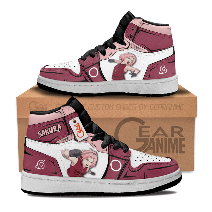 Haruno Sakura Kids Shoes Personalized Kid Sneakers Gear Anime