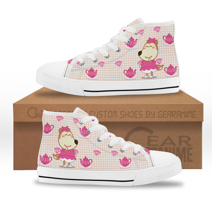 Lucy Kids High Top Sneakers Wolfoo Custom Shoes Mix Pattern-Gear Anime