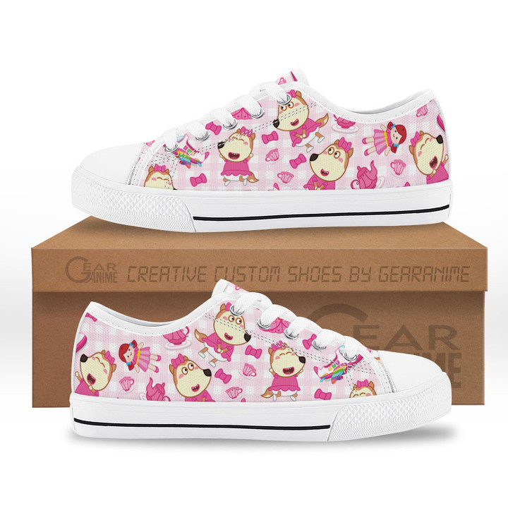 Lucy Kids Low Top Sneakers Wolfoo Custom Shoes Cute Pattern-Gear Anime