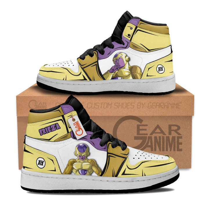Golden Frieza Kids Shoes Personalized Kid Sneakers Gear Anime