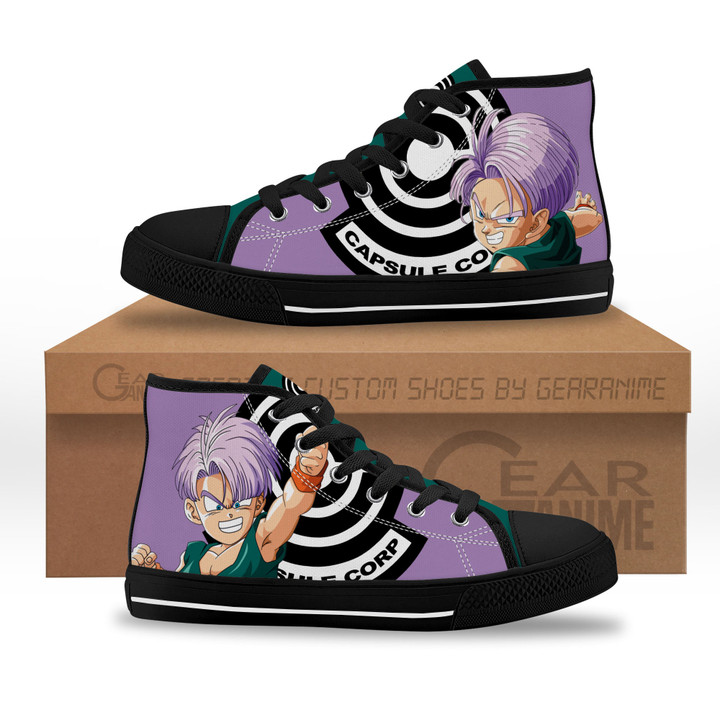Trunks Kid Kids Sneakers Custom High Top Shoes-Gear Anime