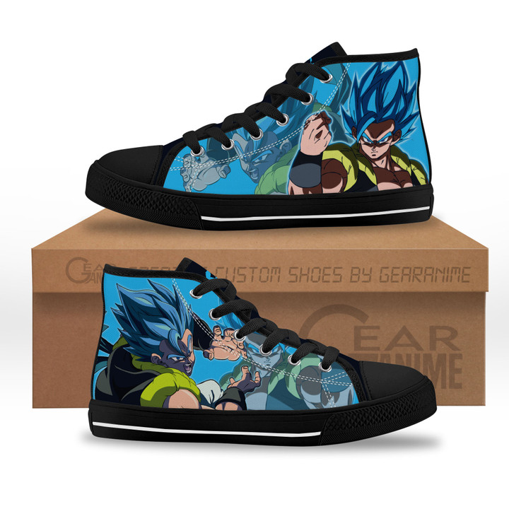 Gogeta Kids Sneakers Custom High Top Shoes-Gear Anime