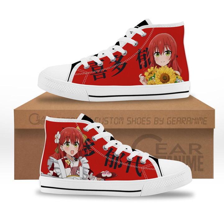 Ikuyo Kita Kids High Top Sneakers Custom Shoes-Gear Anime
