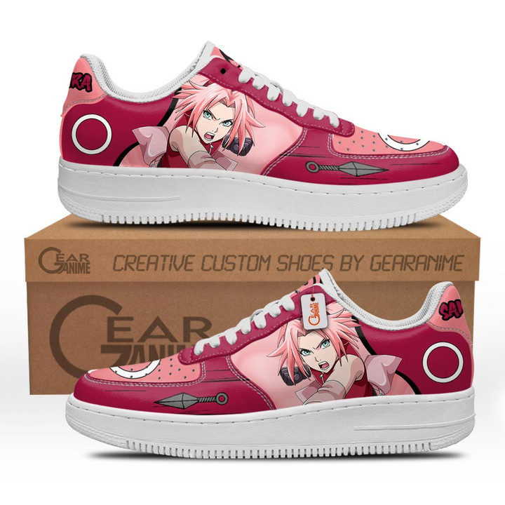 Sakura Haruno Shoes Custom Air SneakersGear Anime