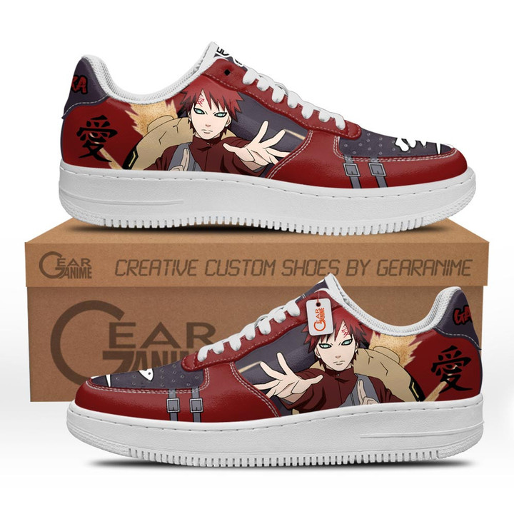 Gaara Shoes Custom Air SneakersGear Anime