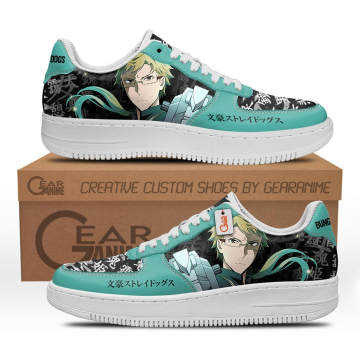 Doppo Kunikida Shoes Custom Air SneakersGear Anime