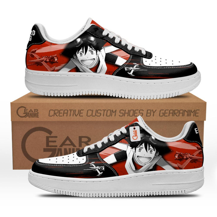 Edward Wong Shoes Custom Air SneakersGear Anime