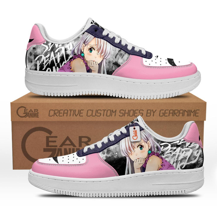 Elizabeth Liones Shoes Custom Air SneakersGear Anime