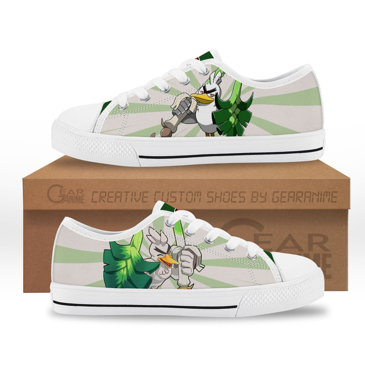 Sirfetch'd Kids Sneakers Custom Low Top Shoes-Gear Anime