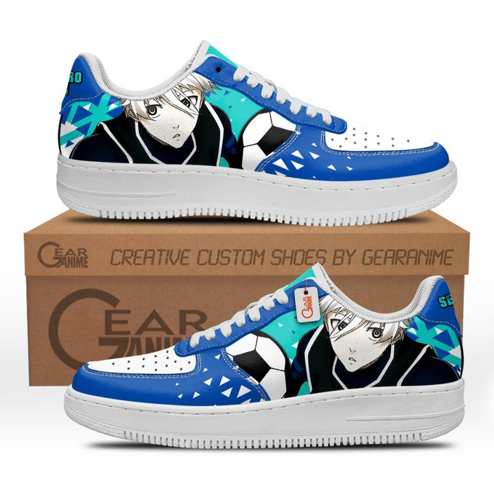 Seishiro Nagi Shoes Custom Air SneakersGear Anime