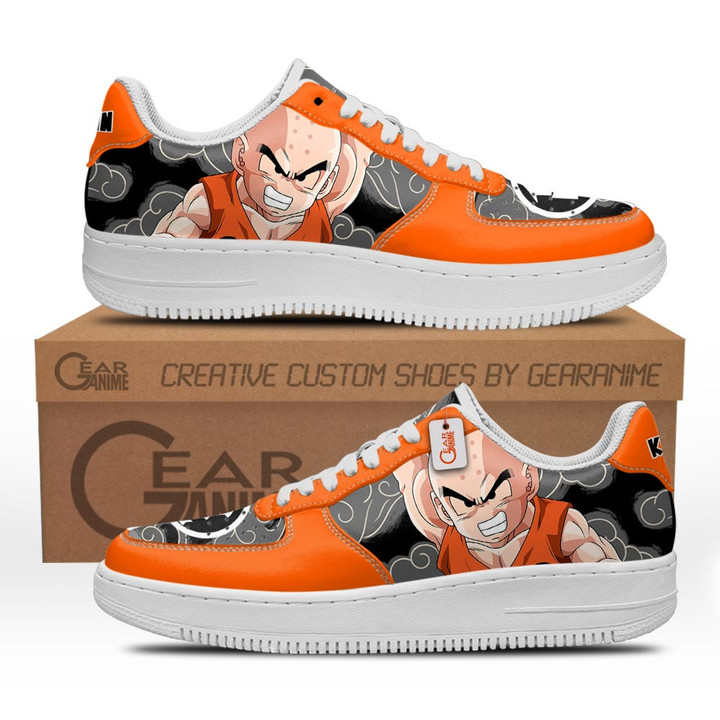 Krillin Shoes Custom Air SneakersGear Anime