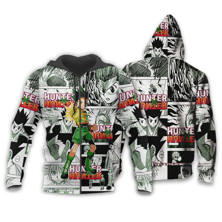Gon Hunter X Hunter Shirt Sweater Hoodie Manga Jacket - 1 - GearAnime