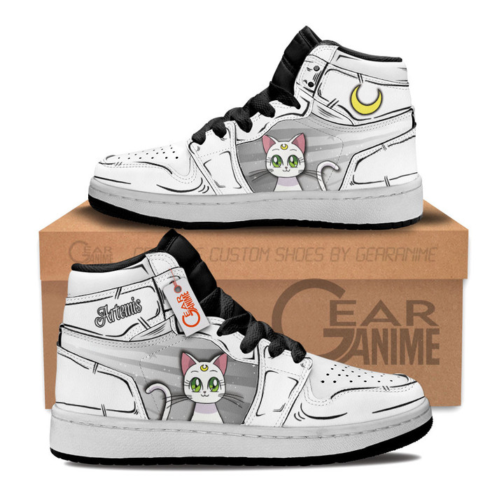 Artemis Cat Kids Shoes Personalized Kid Sneakers Gear Anime