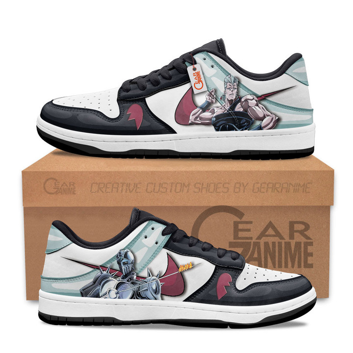 Jean Pierre Polnareff SB Sneakers Custom ShoesGear Anime
